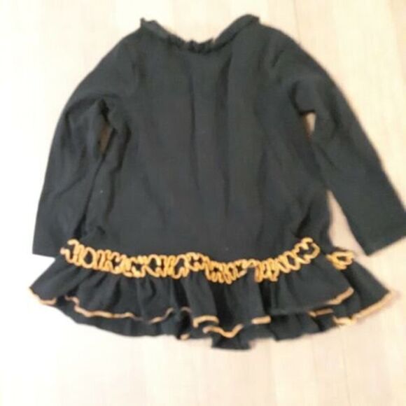 Bonnie Jean Girls Sz 4T Black Multicolor OWL Chevron - Picture 5 of 6